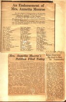 Endorsement of Annetta Monroe as City Treasurer